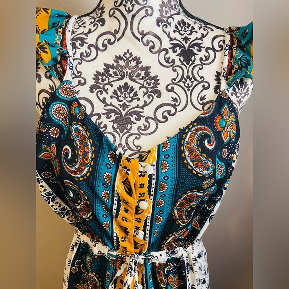 LEXI MORGAN Boho paisley maxi dress - Picture 6 of 9